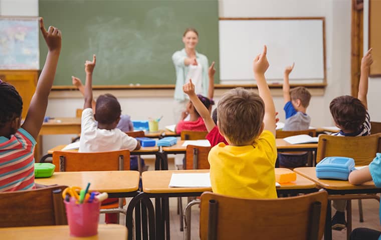 elementary school classroom